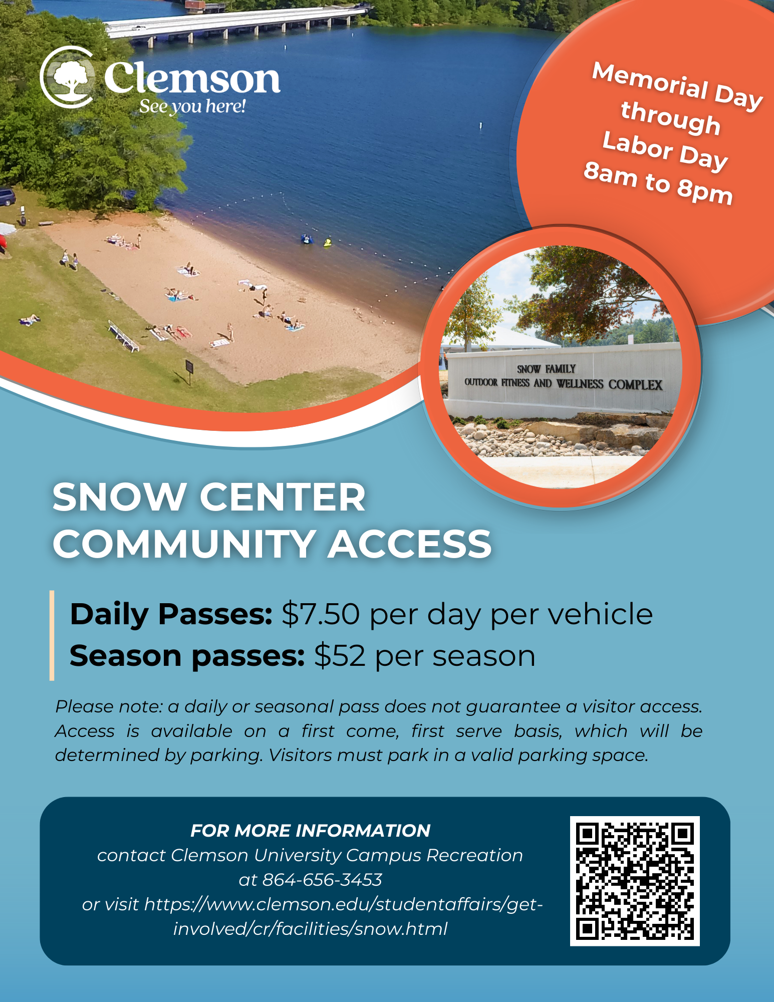 Snow Rec Community Access - Click to download the informational flyer