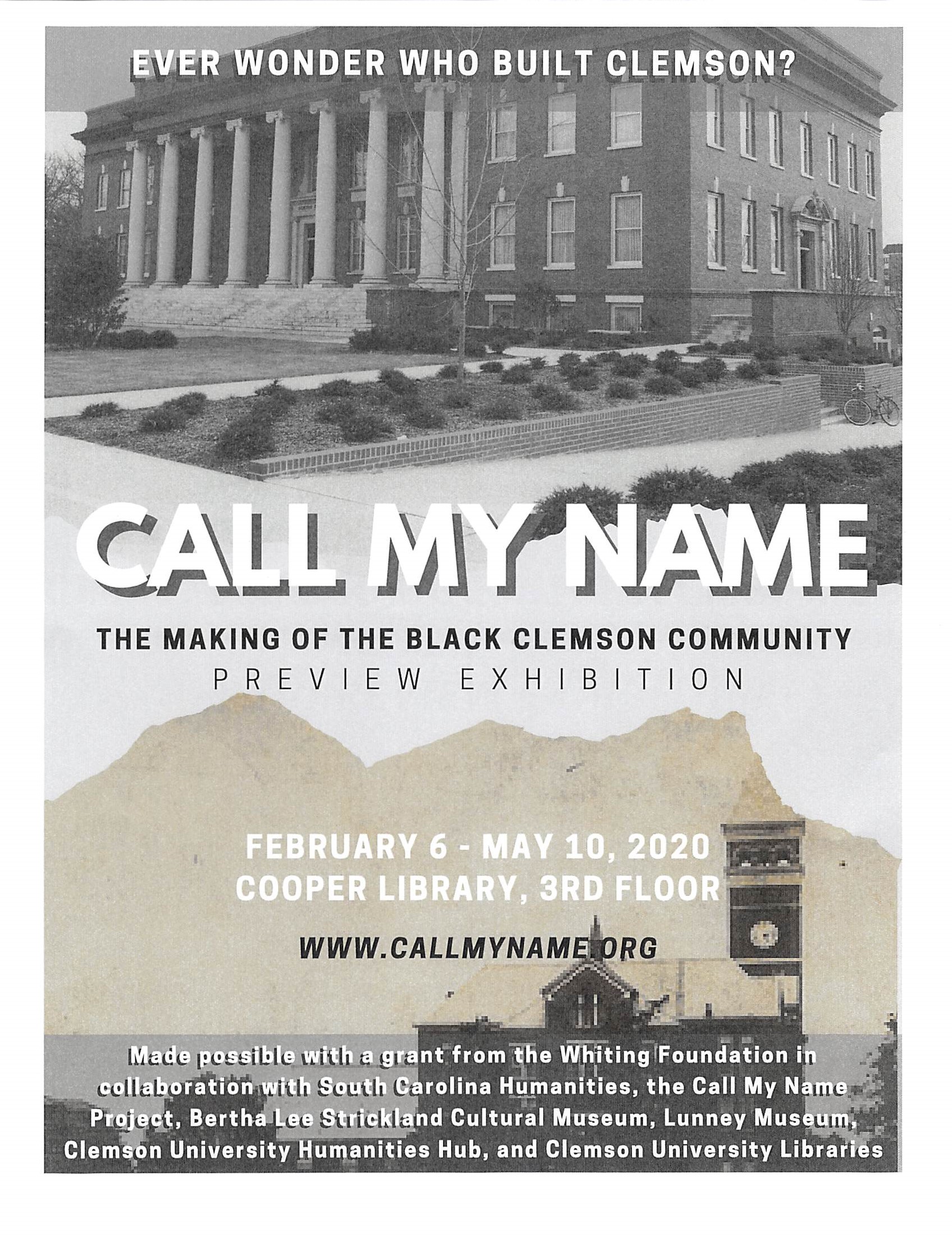 Call My Name: The Making of the Black Clemson Community
