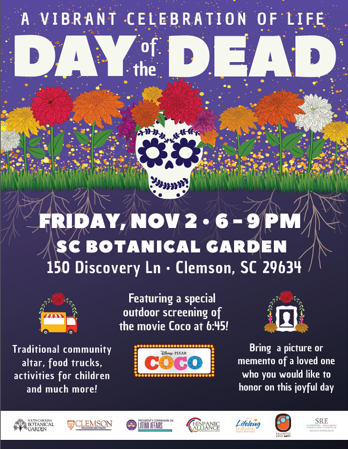 Day of the Dead November 2nd, 2018, 6pm to 9pm