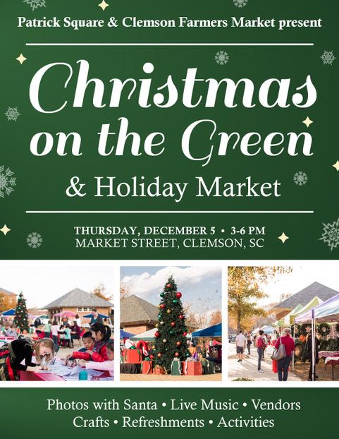 Christmas on the Green December 5th 3pm to 6pm