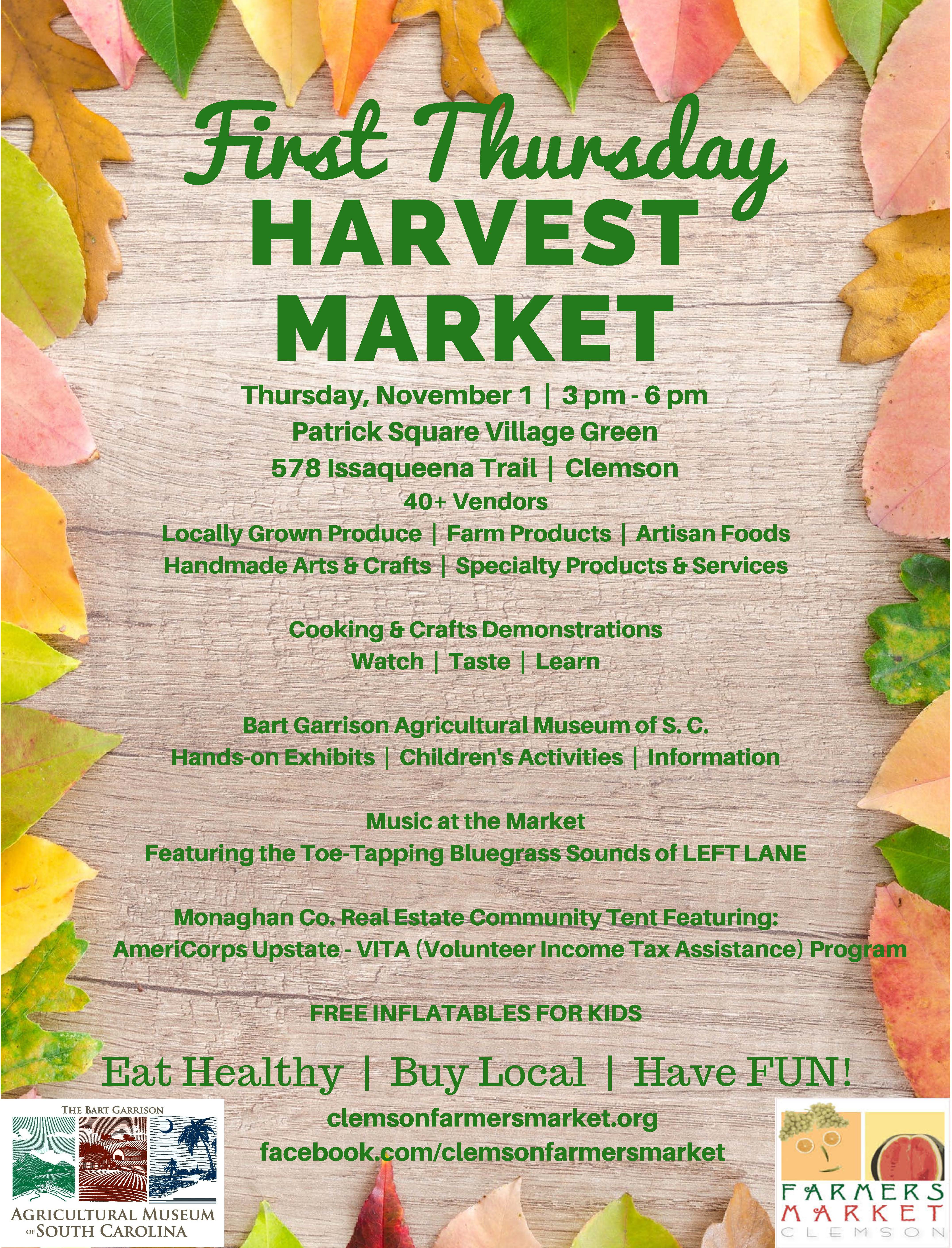 Harvest Market 2018 Flyer