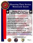 Honoring Their Service Motorcycle Escort