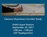 Clemson Downtown Corridor Study: Public Input Session