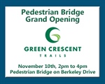 Green Crescent Trail Pedestrian Bridge Grand Opening