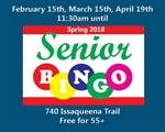 Senior Bingo Spring 2018