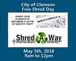 City of Clemson Free Community Shred Day