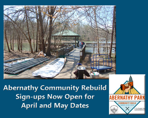 Abernathy Rebuild Additional Volunteer Dates