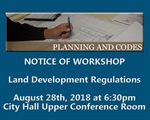 Planning Commission Workshop August 28, 2018