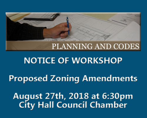 Planning Commission Workshop August 27, 2018