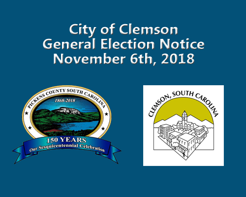 General Election City Council November 6, 2018