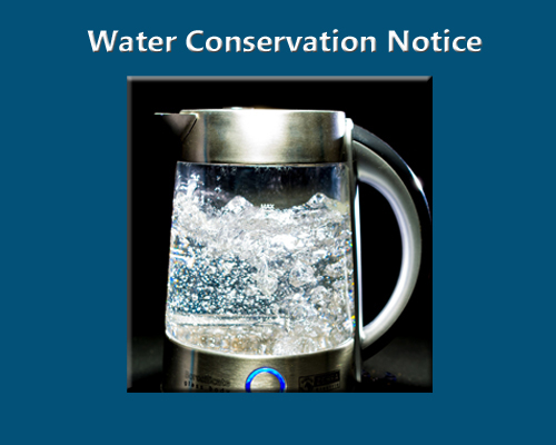 URGENT Water Conservation Notice