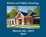 Notice of Public Hearing March 4, 2019