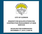 Request for Qualifications for Construction Management At-Risk Services