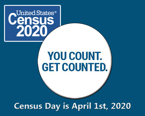 Census Day is April 1st, 2020