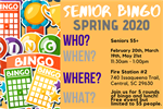 Spring 2020 Senior Bingo