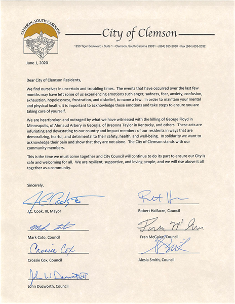 City Council Issues Statement of Solidarity