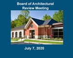 Board of Architectural Review Meeting - July 7, 2020