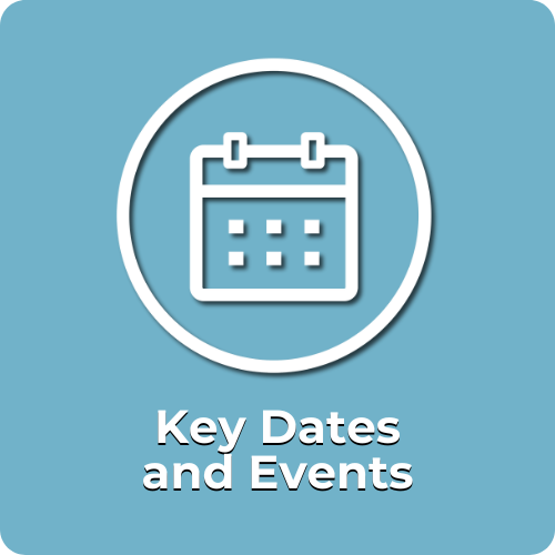 Click here for key dates and events